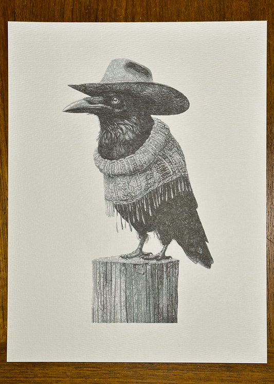Cowboy Crow (Raven) 002