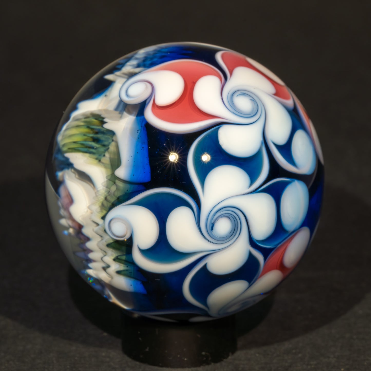 3 Colorway Tricello Pinwheel Marble